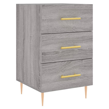 vidaXL Table de chevet grise Sonoma 40x40x66 cm, bois d'ingénierie