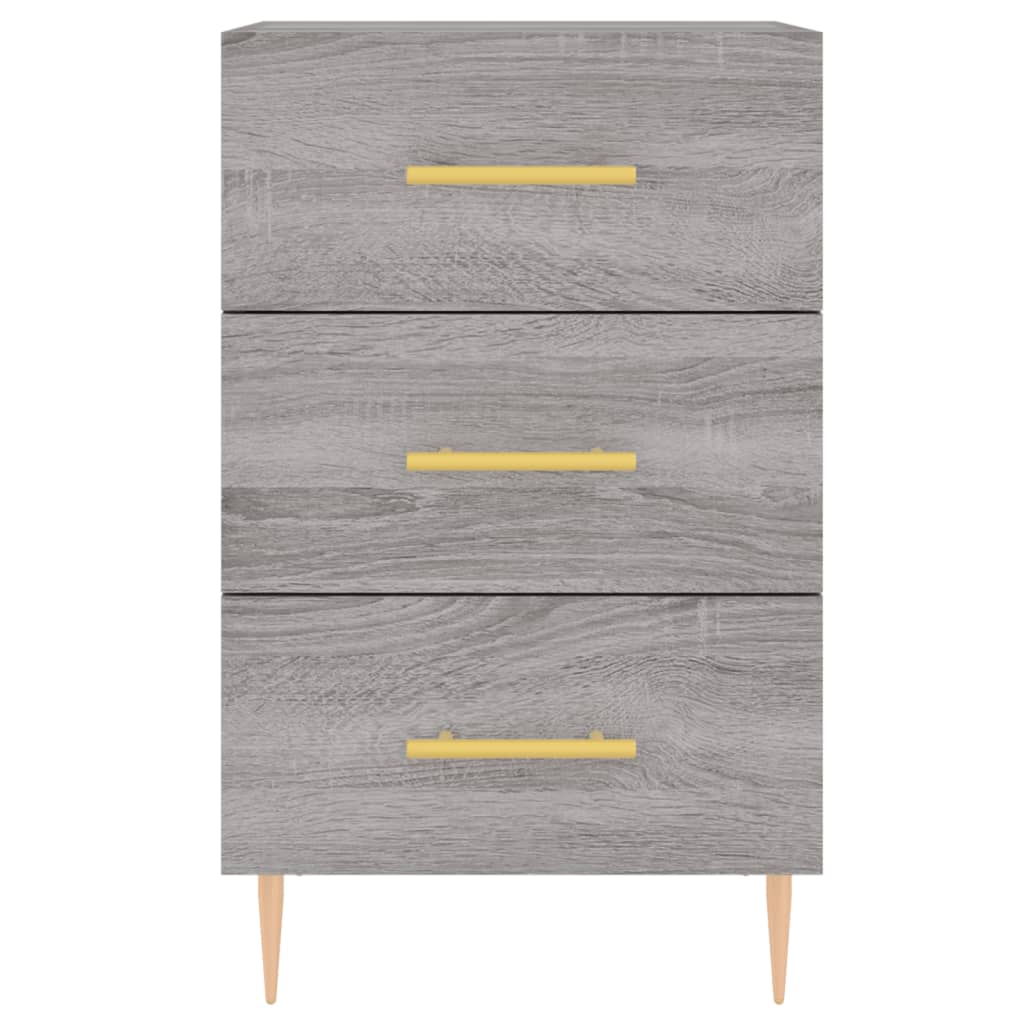 vidaXL Nachttisch Grau Sonoma 40x40x66 cm Holzwerkstoff