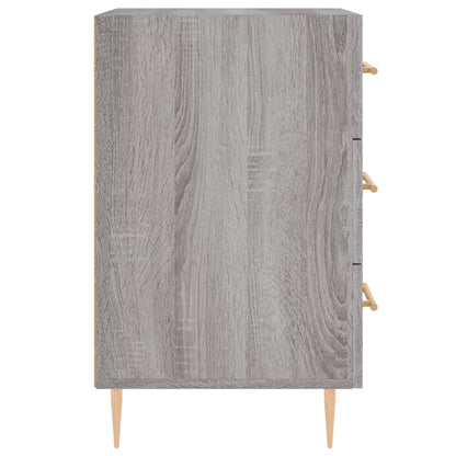 vidaXL Nachttisch Grau Sonoma 40x40x66 cm Holzwerkstoff