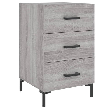 vidaXL Table de chevet grise Sonoma 40x40x66 cm, bois d'ingénierie