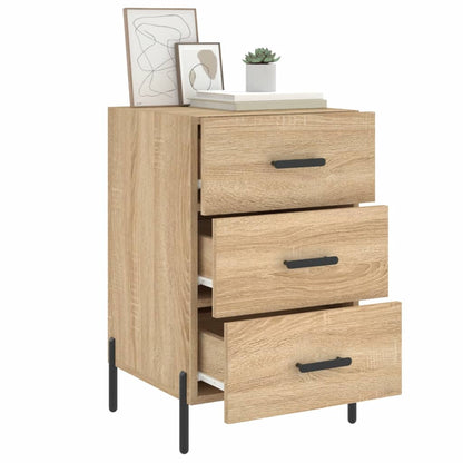 vidaXL Nachttisch Sonoma-Eiche 40x40x66 cm Holzwerkstoff