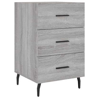 vidaXL Nachttisch Grau Sonoma 40x40x66 cm Holzwerkstoff