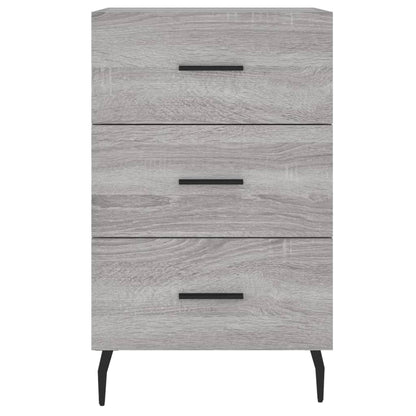 vidaXL Nachttisch Grau Sonoma 40x40x66 cm Holzwerkstoff