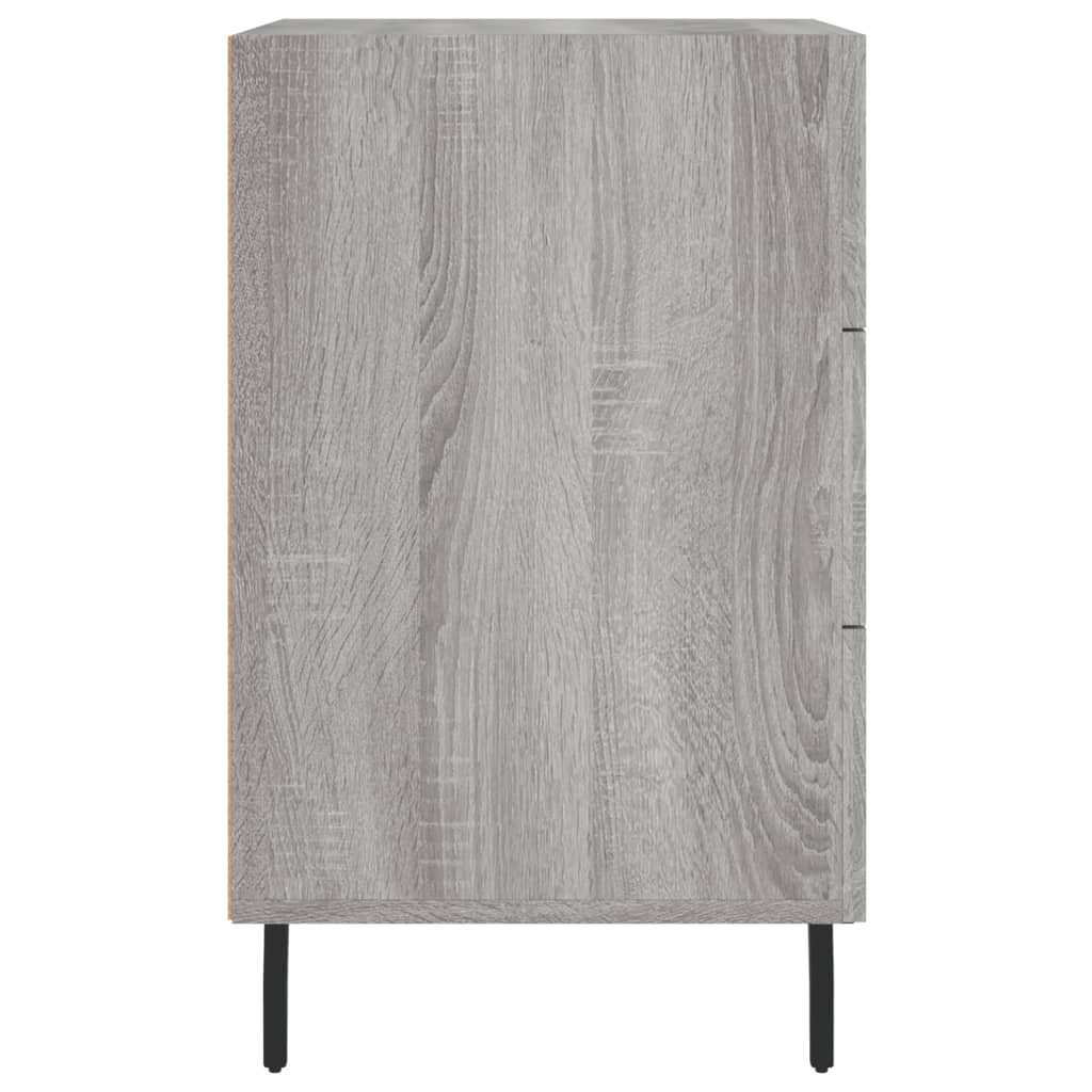 vidaXL Nachttisch Grau Sonoma 40x40x66 cm Holzwerkstoff