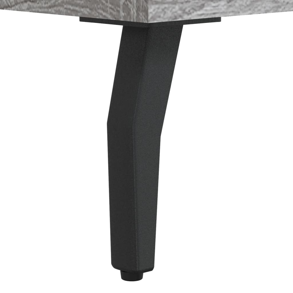 vidaXL Nachttisch Grau Sonoma 40x40x66 cm Holzwerkstoff