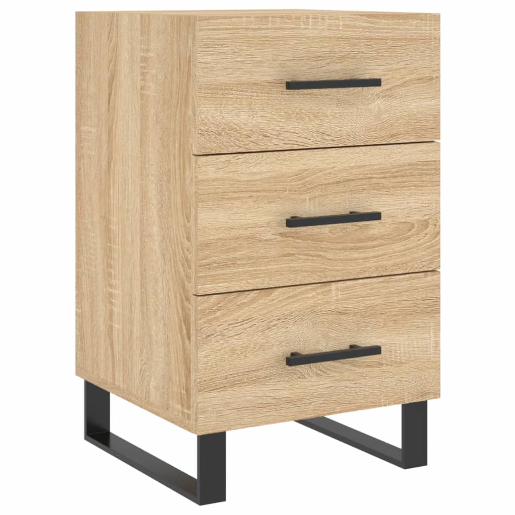 vidaXL Nachttisch Sonoma-Eiche 40x40x66 cm Holzwerkstoff