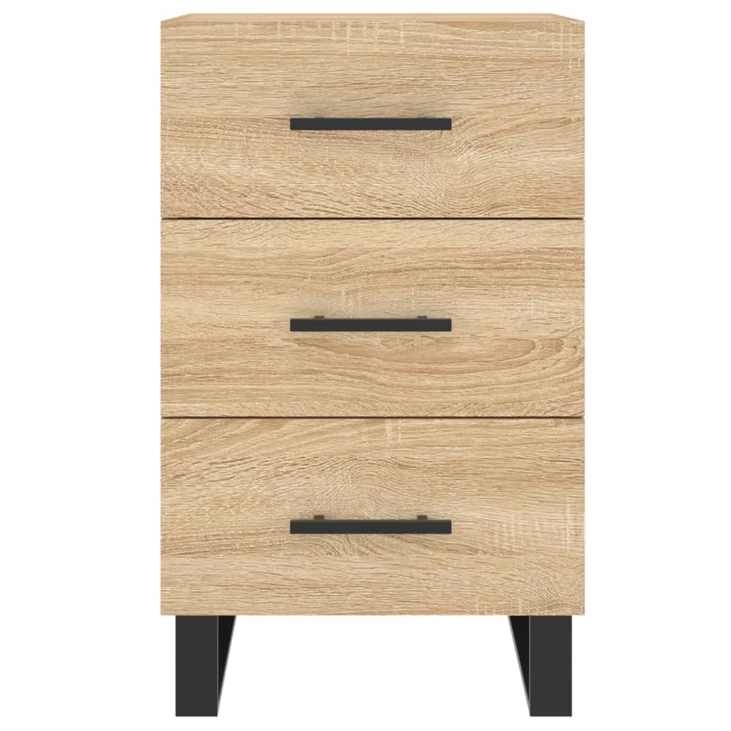 vidaXL Nachttisch Sonoma-Eiche 40x40x66 cm Holzwerkstoff