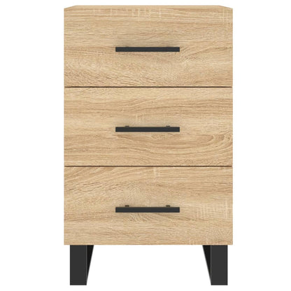 vidaXL Nachttisch Sonoma-Eiche 40x40x66 cm Holzwerkstoff
