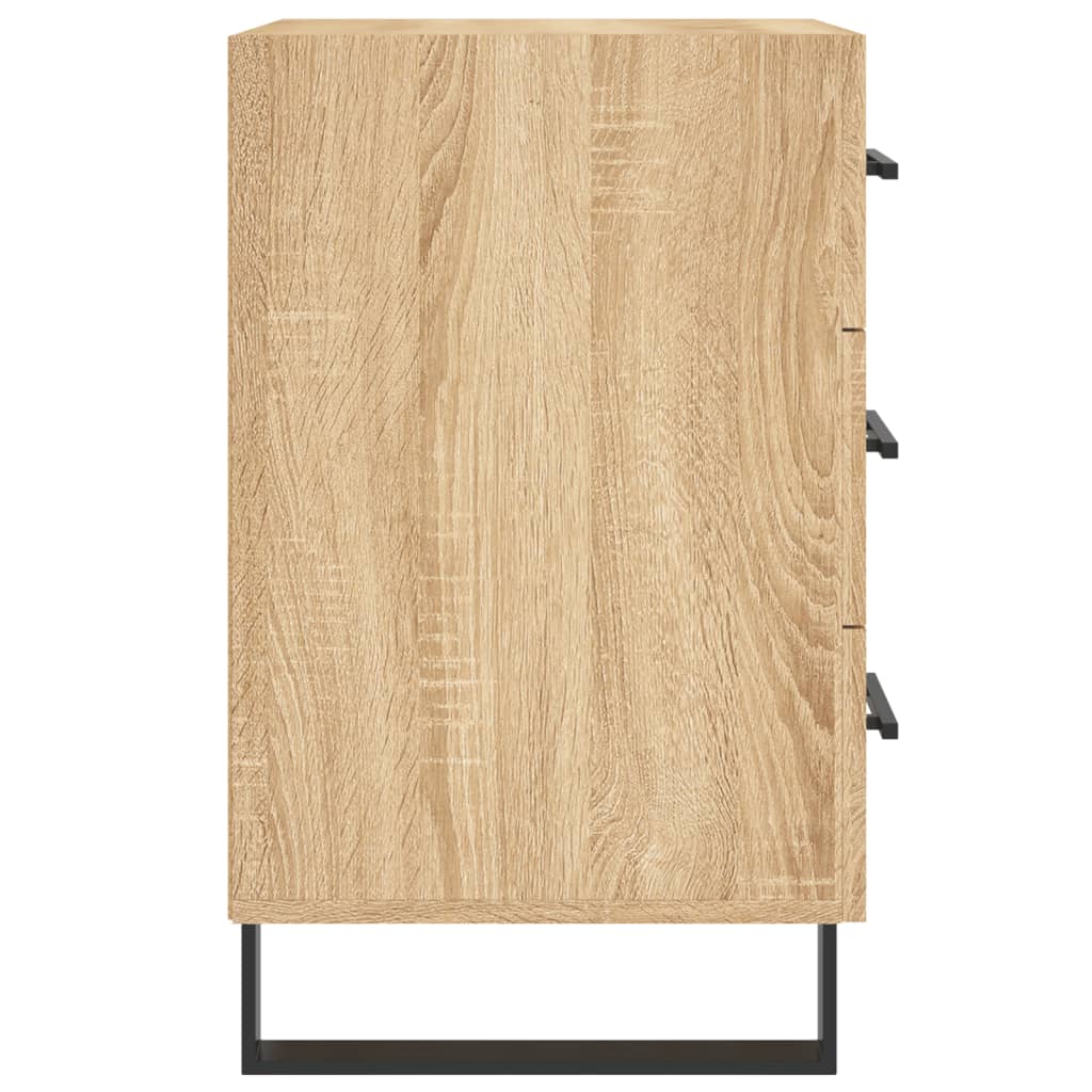 vidaXL Nachttisch Sonoma-Eiche 40x40x66 cm Holzwerkstoff
