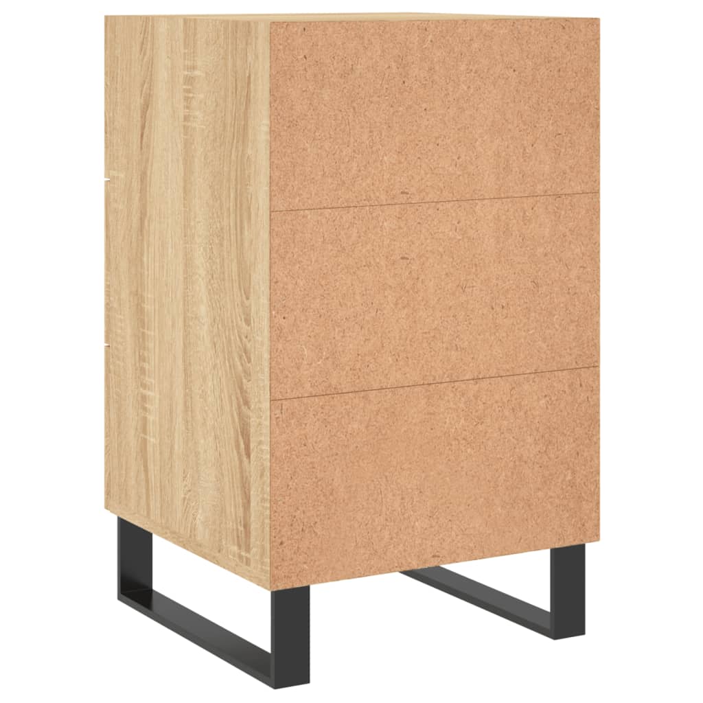 vidaXL Nachttisch Sonoma-Eiche 40x40x66 cm Holzwerkstoff