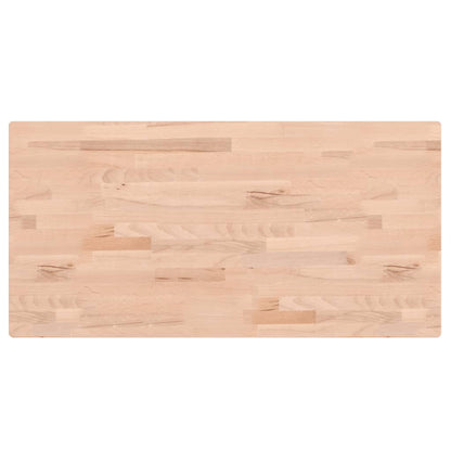 vidaXL Tischplatte 80x40x1,5 cm Rechteckig Massivholz Buche