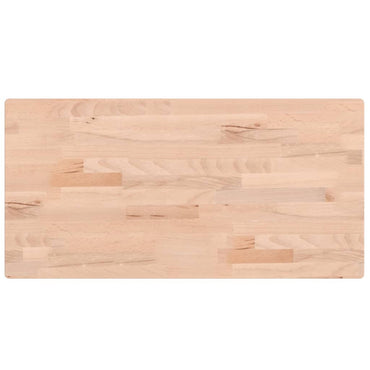 vidaXL Tischplatte 80x40x2,5 cm Rechteckig Massivholz Buche