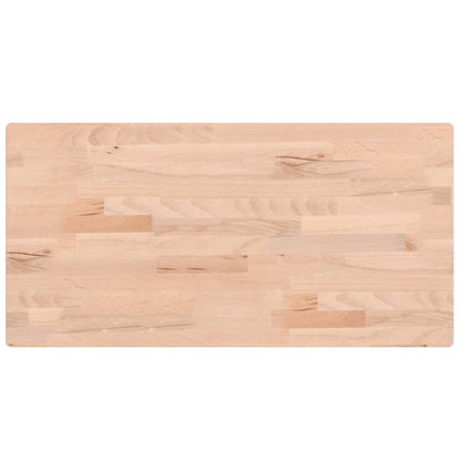 vidaXL Tischplatte 80x40x2,5 cm Rechteckig Massivholz Buche