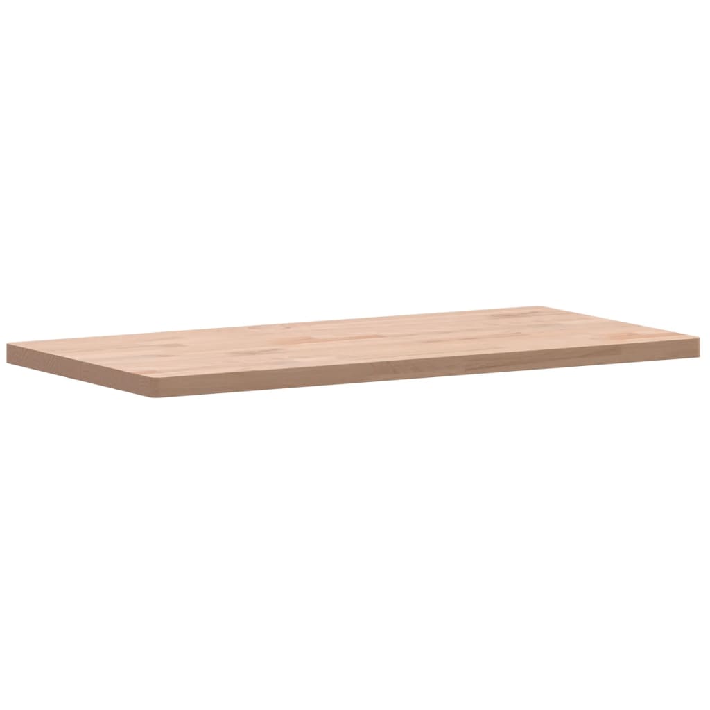 vidaXL Tischplatte 80x40x2,5 cm Rechteckig Massivholz Buche