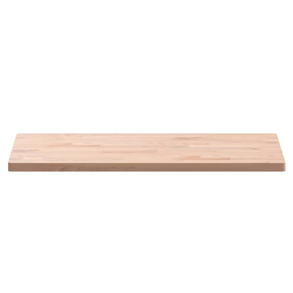 vidaXL Tischplatte 80x40x2,5 cm Rechteckig Massivholz Buche