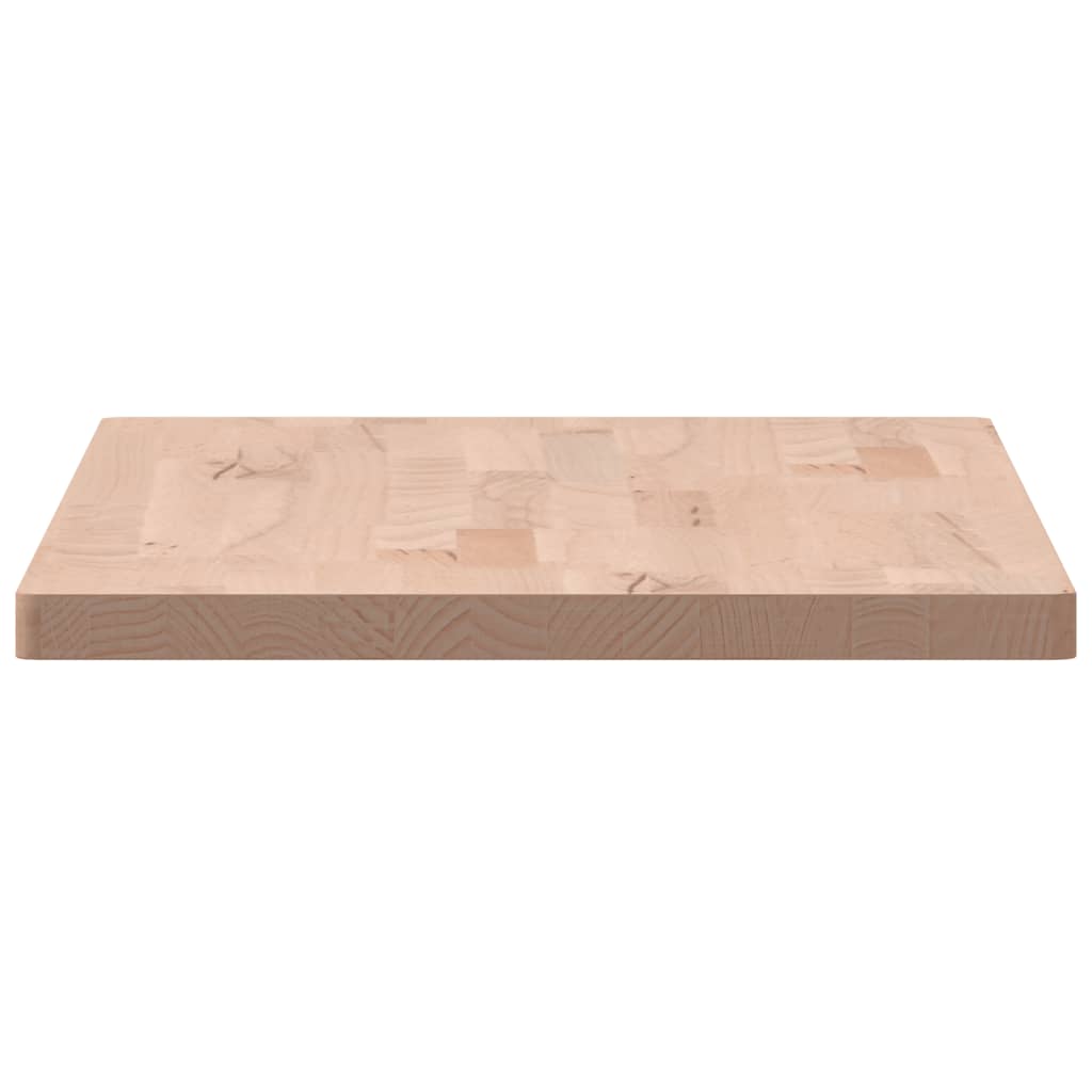 vidaXL Tischplatte 80x40x2,5 cm Rechteckig Massivholz Buche