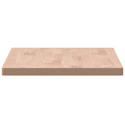 vidaXL Tischplatte 80x40x2,5 cm Rechteckig Massivholz Buche