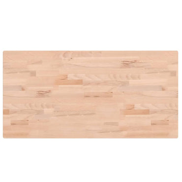 vidaXL Tischplatte 100x50x2,5 cm Rechteckig Massivholz Buche