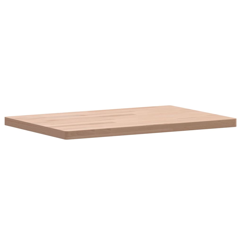 vidaXL Tischplatte 60x40x2,5 cm Rechteckig Massivholz Buche