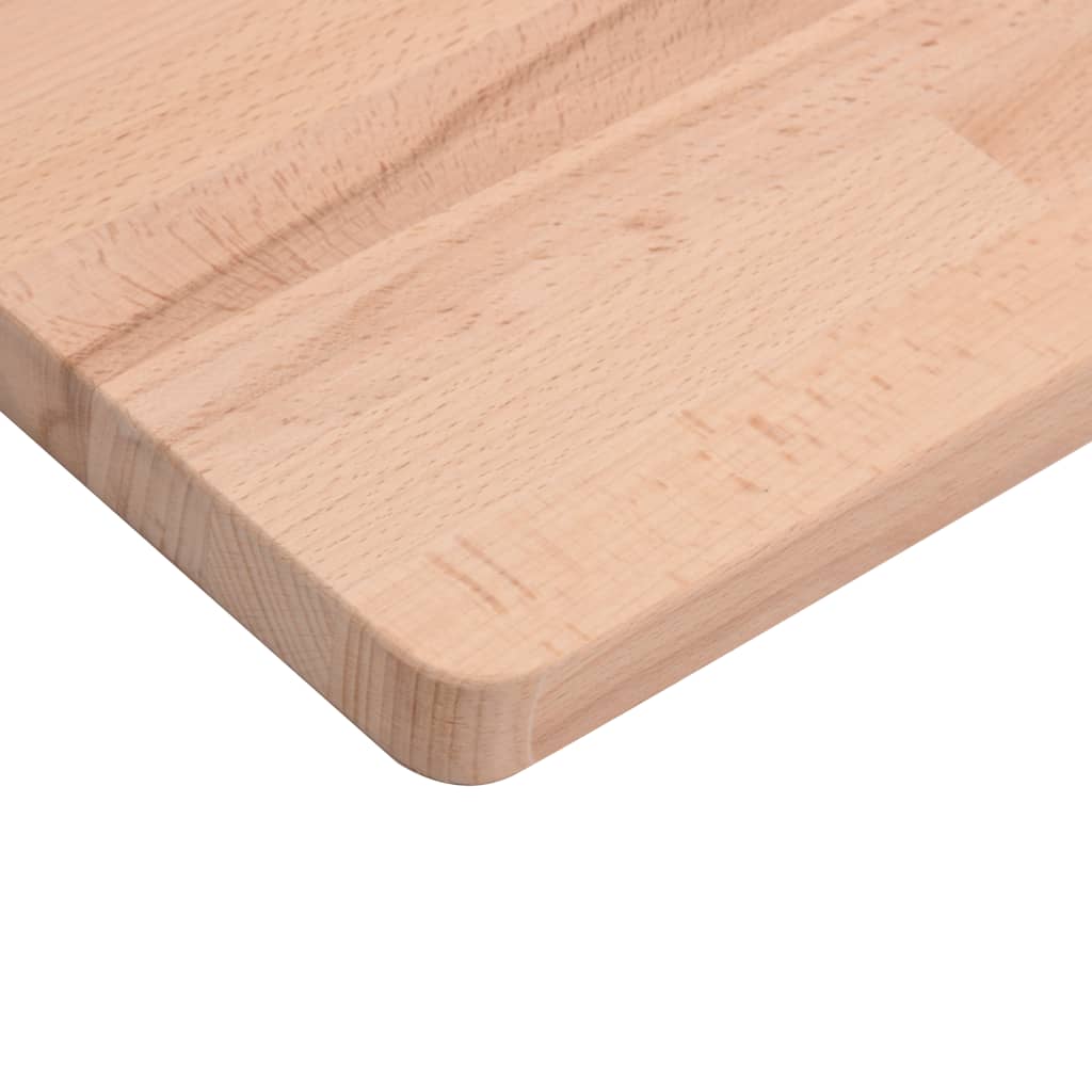 vidaXL Tischplatte 60x40x2,5 cm Rechteckig Massivholz Buche