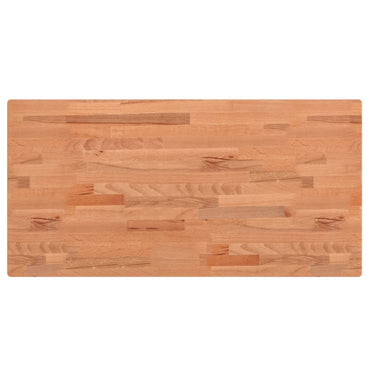 vidaXL Tischplatte 80x40x1,5 cm Rechteckig Massivholz Buche