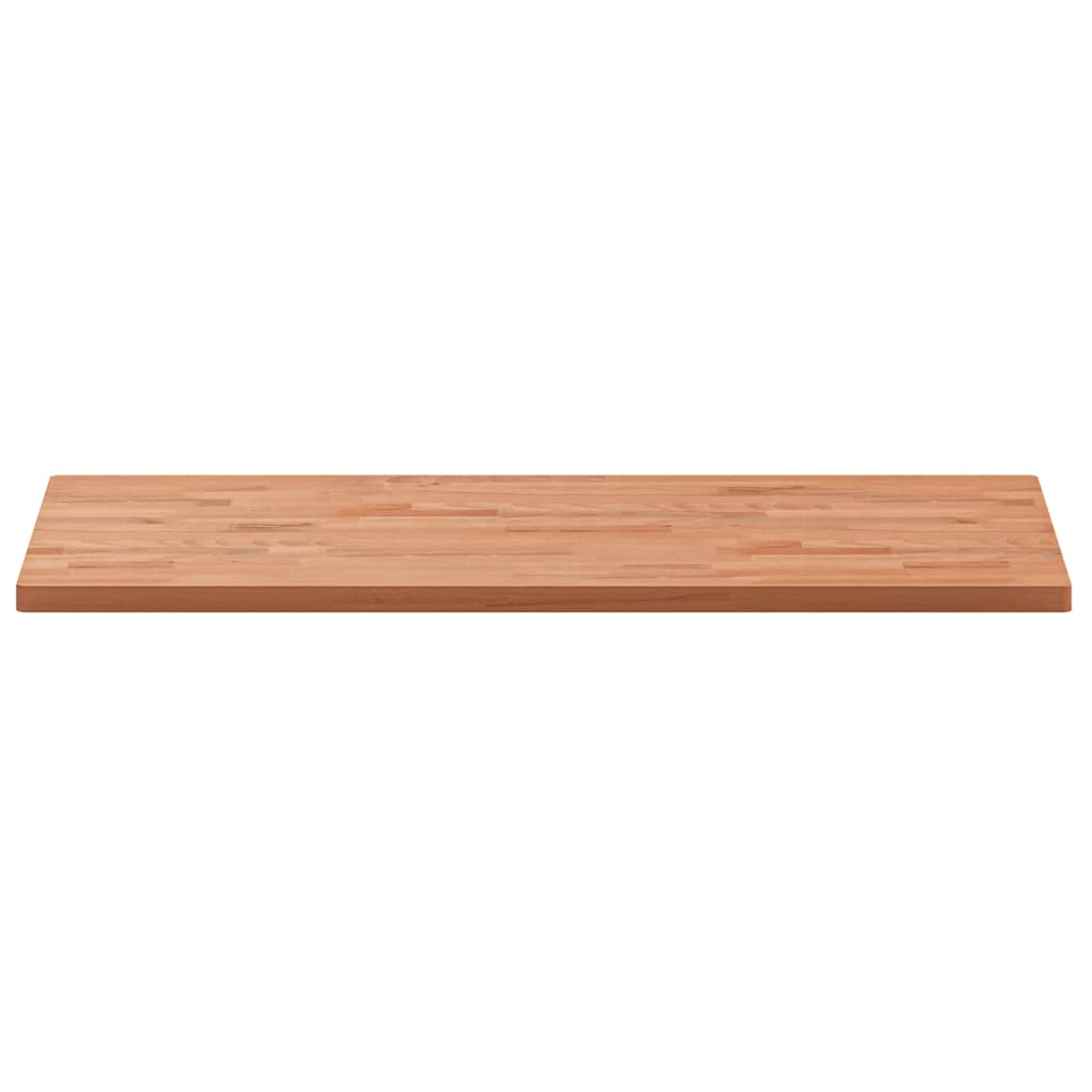 vidaXL Tischplatte 100x50x2,5 cm Rechteckig Massivholz Buche