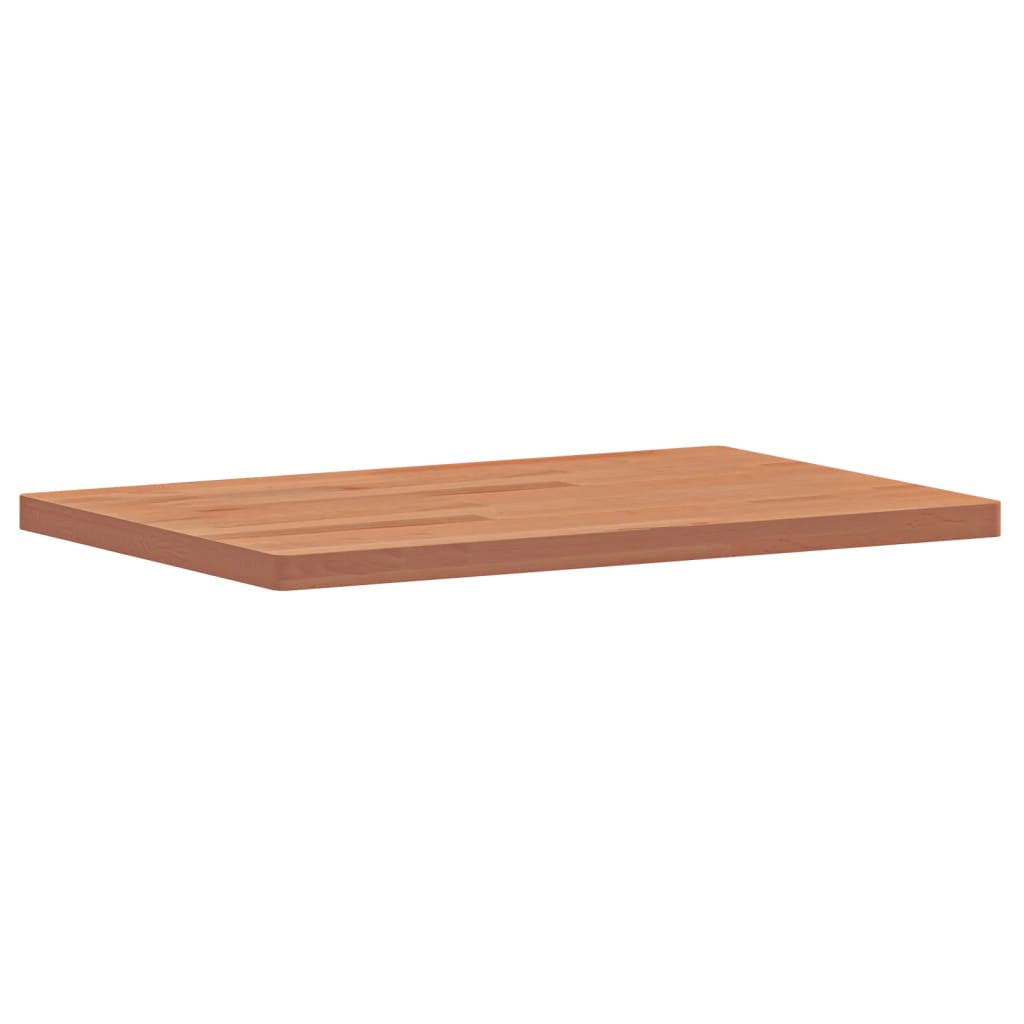 vidaXL Tischplatte 60x40x2,5 cm Rechteckig Massivholz Buche