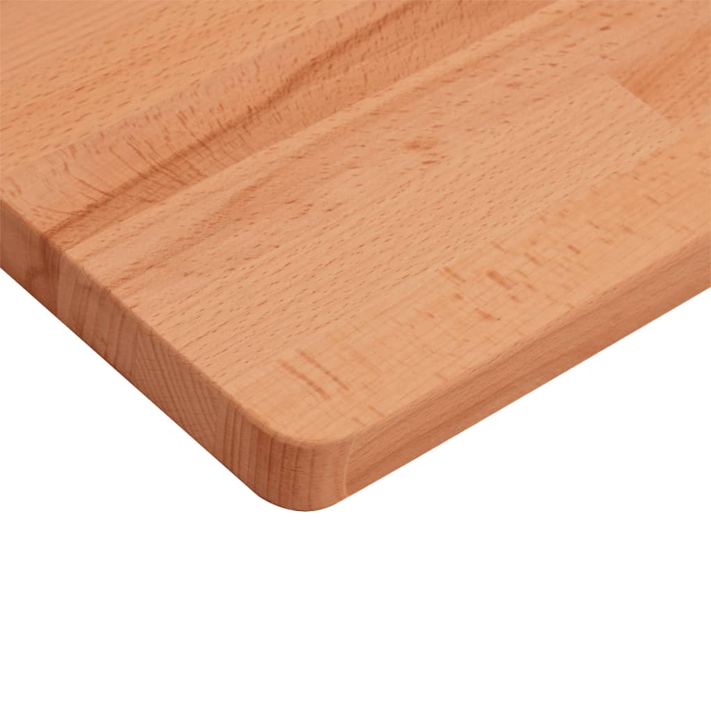vidaXL Tischplatte 60x40x2,5 cm Rechteckig Massivholz Buche