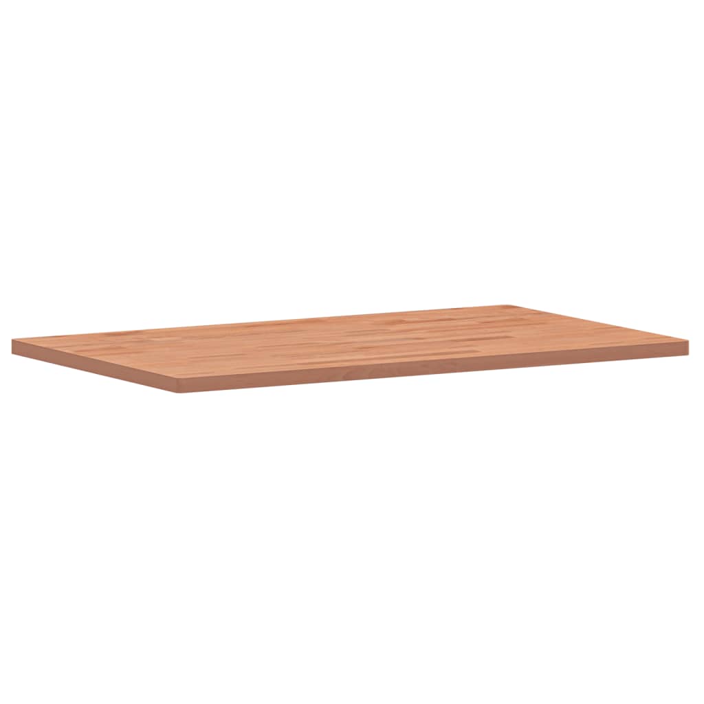 vidaXL Tischplatte 100x60x2,5 cm Rechteckig Massivholz Buche