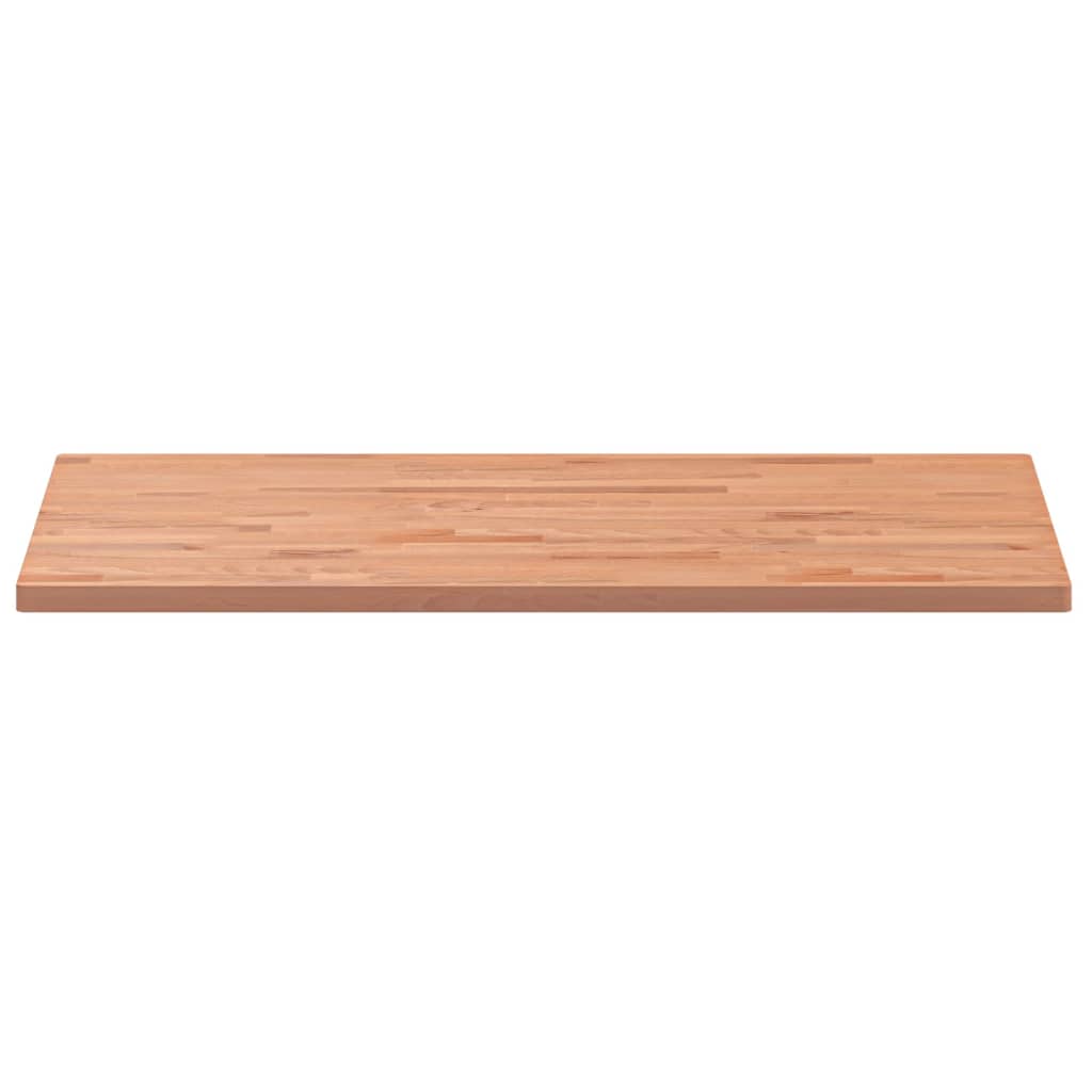 vidaXL Tischplatte 100x60x2,5 cm Rechteckig Massivholz Buche