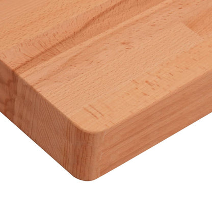 vidaXL Tischplatte 80x40x4 cm Rechteckig Massivholz Buche