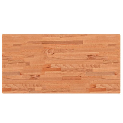 vidaXL Tischplatte 100x50x4 cm Rechteckig Massivholz Buche