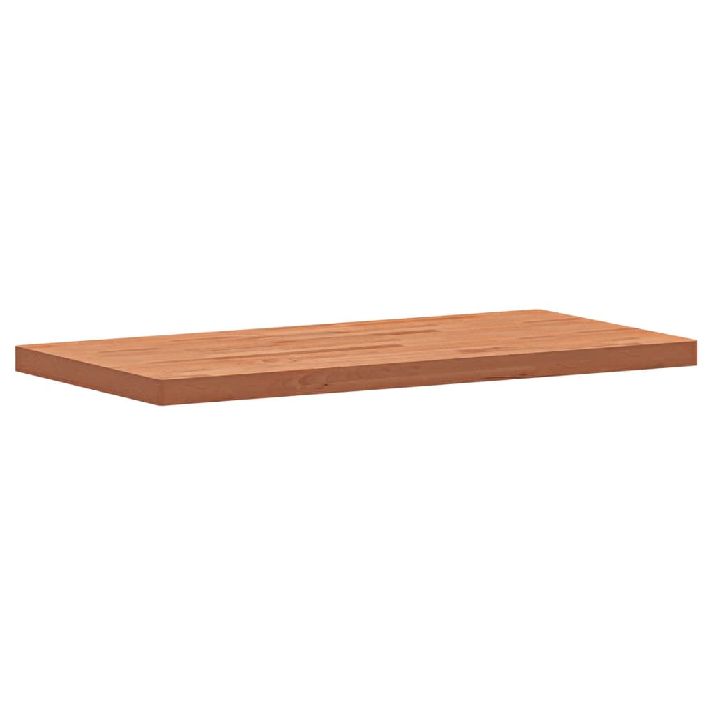 vidaXL Tischplatte 100x50x4 cm Rechteckig Massivholz Buche
