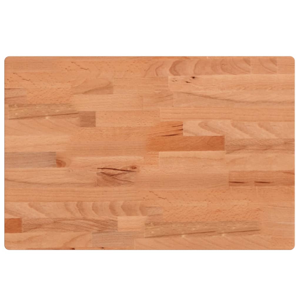 vidaXL Tischplatte 60x40x4 cm Rechteckig Massivholz Buche
