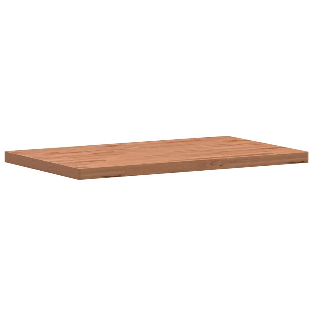 vidaXL Tischplatte 100x60x4 cm Rechteckig Massivholz Buche