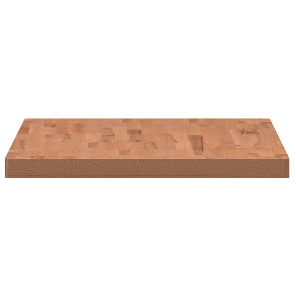 vidaXL Tischplatte 100x60x4 cm Rechteckig Massivholz Buche
