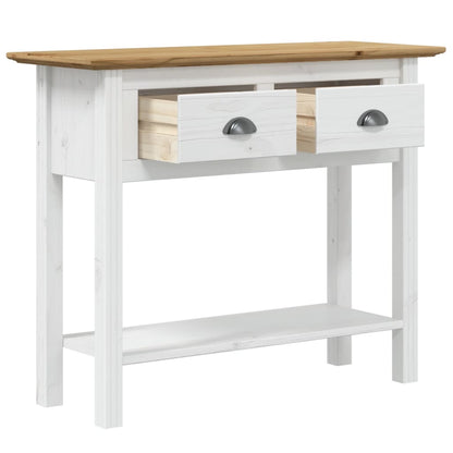 vidaXL Table console BODO marron 91x35x74 cm en pin massif