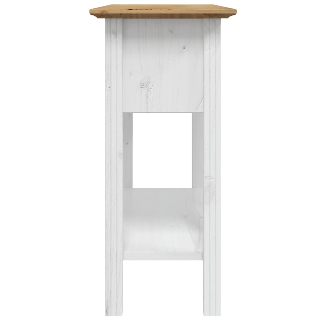 vidaXL Table console BODO marron 91x35x74 cm en pin massif