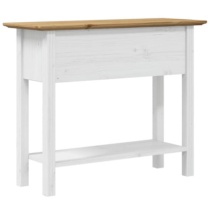 vidaXL Table console BODO marron 91x35x74 cm en pin massif