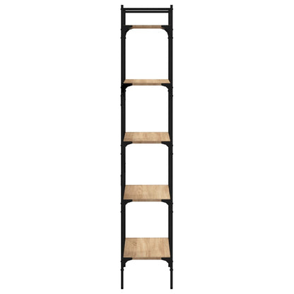 vidaXL Bücherregal 5 Fächer Sonoma-Eiche 56x31,5x174 cm Holzwerkstoff