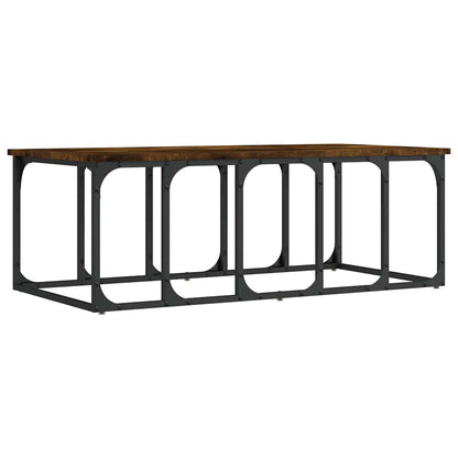 vidaXL Couchtisch Räuchereiche 100x50x35,5 cm Holzwerkstoff
