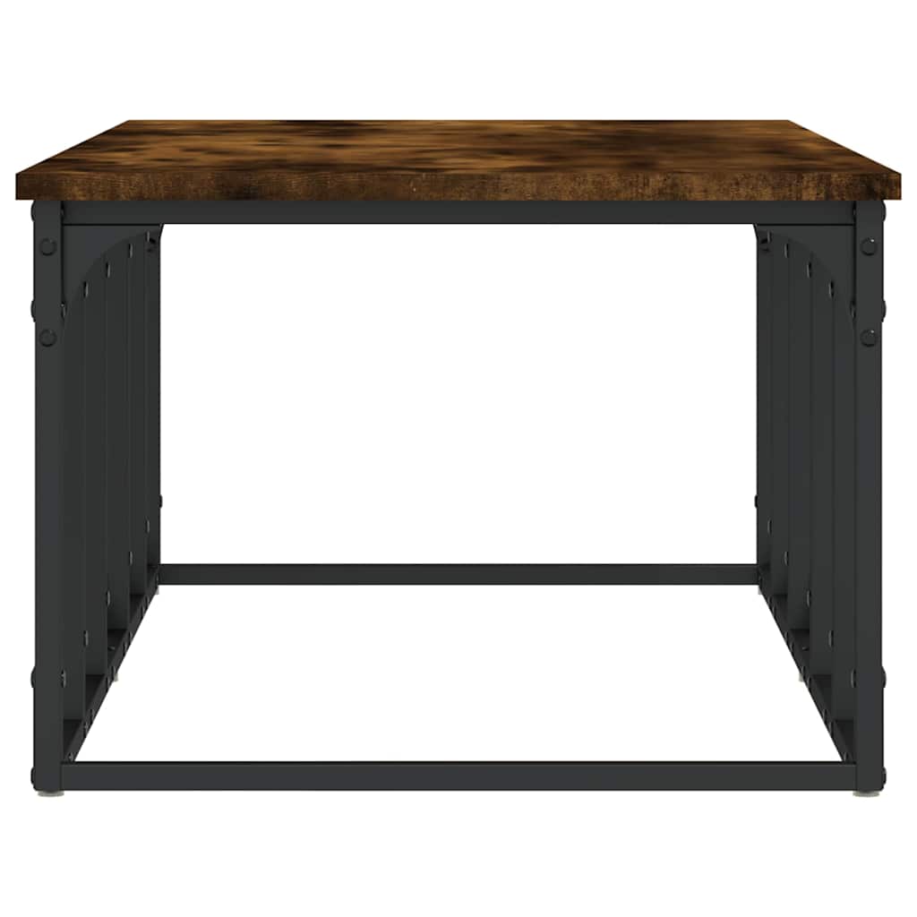 vidaXL Couchtisch Räuchereiche 100x50x35,5 cm Holzwerkstoff