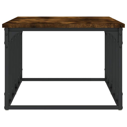 vidaXL Couchtisch Räuchereiche 100x50x35,5 cm Holzwerkstoff
