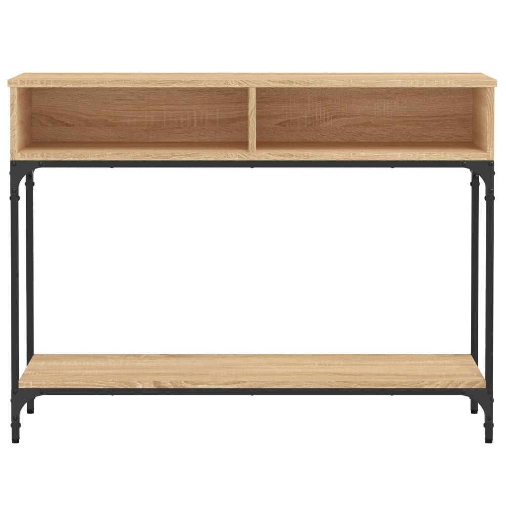 vidaXL Konsolentisch Sonoma-Eiche 100x30,5x75 cm Holzwerkstoff