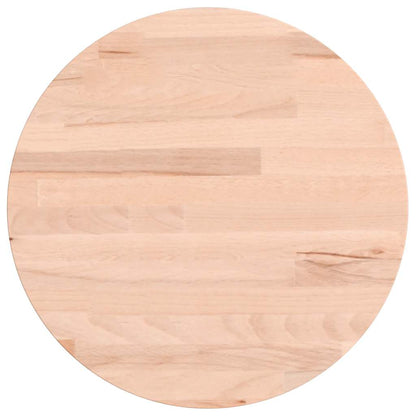 vidaXL Tischplatte Ø30x1,5 cm Rund Massivholz Buche