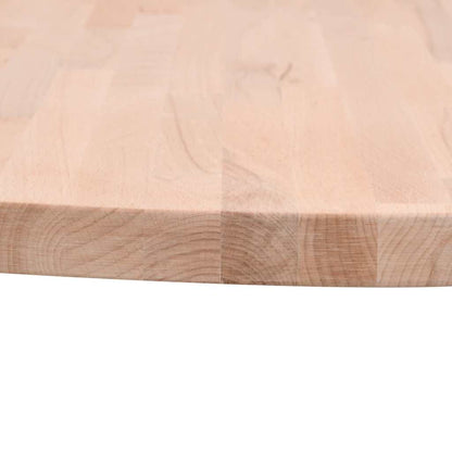 vidaXL Tischplatte Ø30x1,5 cm Rund Massivholz Buche