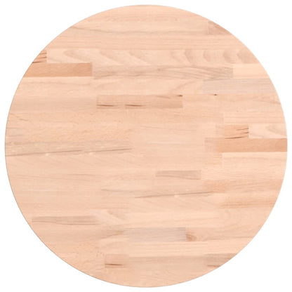 vidaXL Tischplatte Ø40x1,5 cm Rund Massivholz Buche
