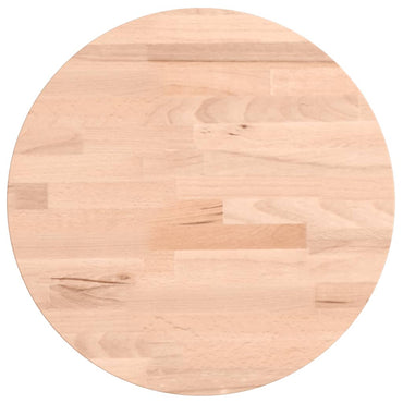 vidaXL Tischplatte Ø30x2,5 cm Rund Massivholz Buche