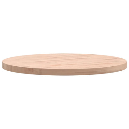 vidaXL Tischplatte Ø50x2,5 cm Rund Massivholz Buche