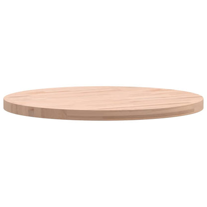 vidaXL Tischplatte Ø50x2,5 cm Rund Massivholz Buche